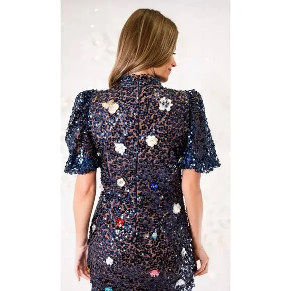 Queen Of Sparkles Sequin Mini Dress - Picture 8 of 12